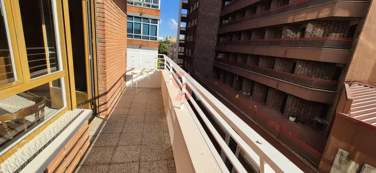 Terrace of Flat for rent in Valladolid  with Heating, Terrace and Furnished