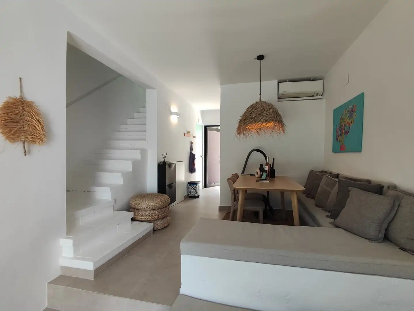 Sala d'estar de Apartament en venda en Sant Joan de Labritja amb Aire condicionat, Calefacció i Terrassa