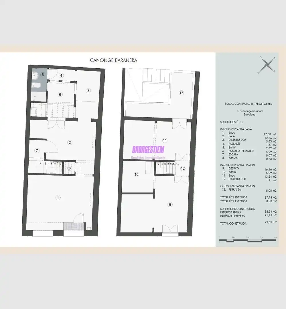Local comercial de lloguer a Carrer CANONGE BARANERA, imagen 2