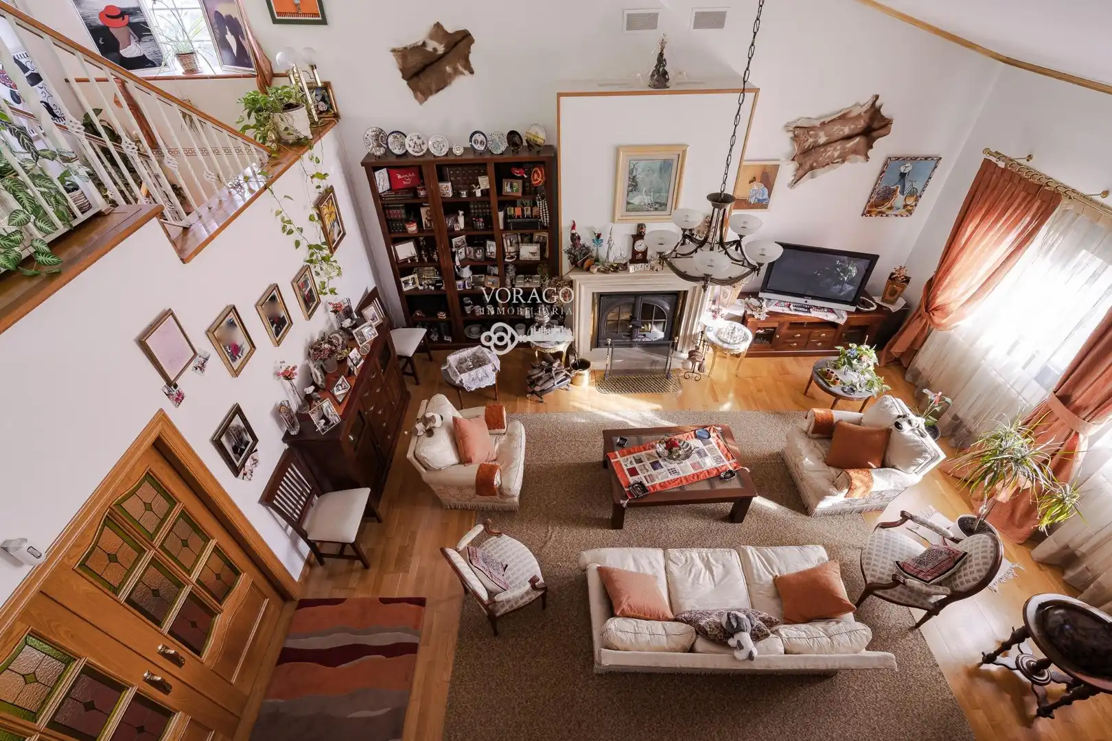 Sala de estar de Casa o chalet en venta en Villanueva de la Torre con Calefacción, Jardín privado y Terraza