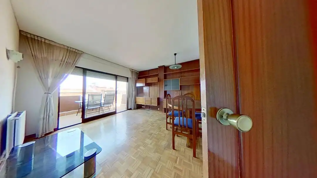 Sala de estar de Piso de alquiler en Madrid con Calefacción y Terraza