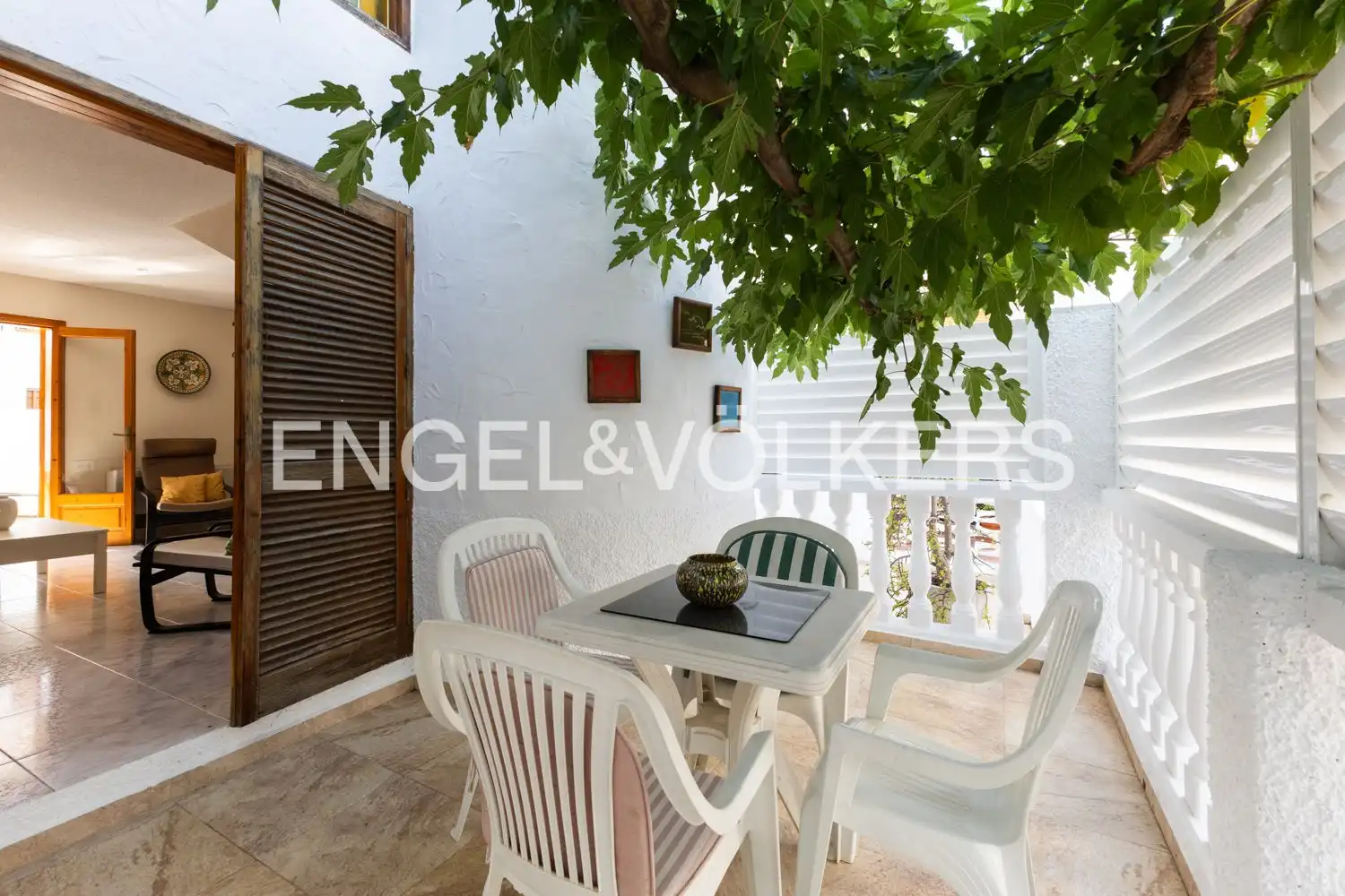 Terrassa de Casa adosada en venda en Oropesa del Mar / Orpesa amb Calefacció, Jardí privat i Terrassa