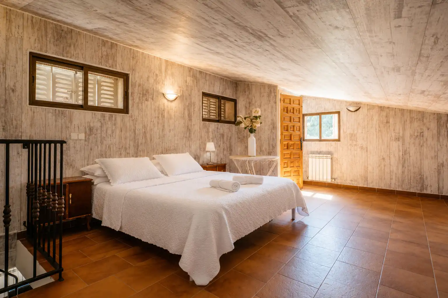 Habitación de Casa o chalet en venta en Santa María de la Alameda con Aire acondicionado, Calefacción y Terraza