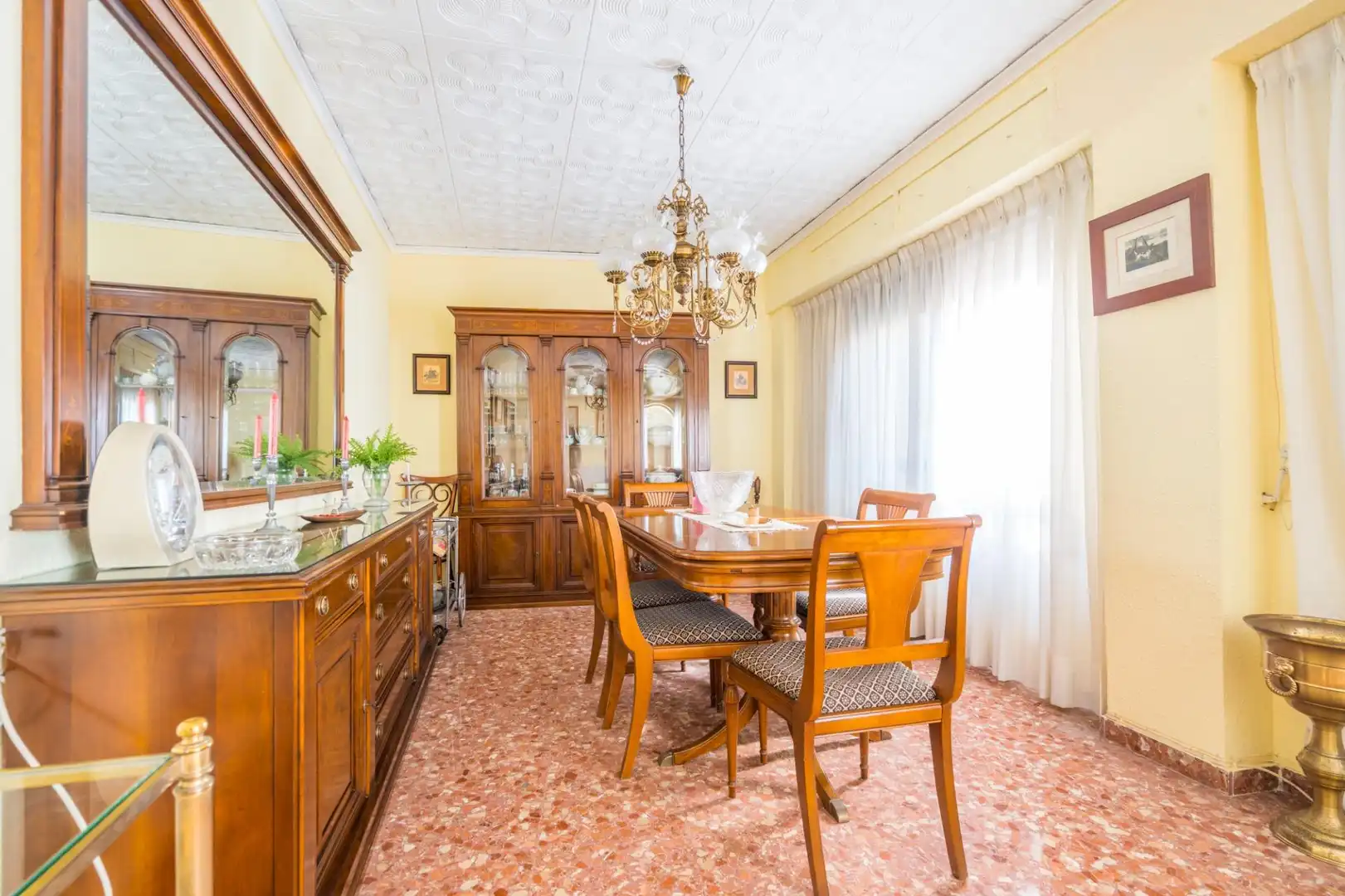 Comedor de Casa adosada en venta en Sagunto / Sagunt con Terraza