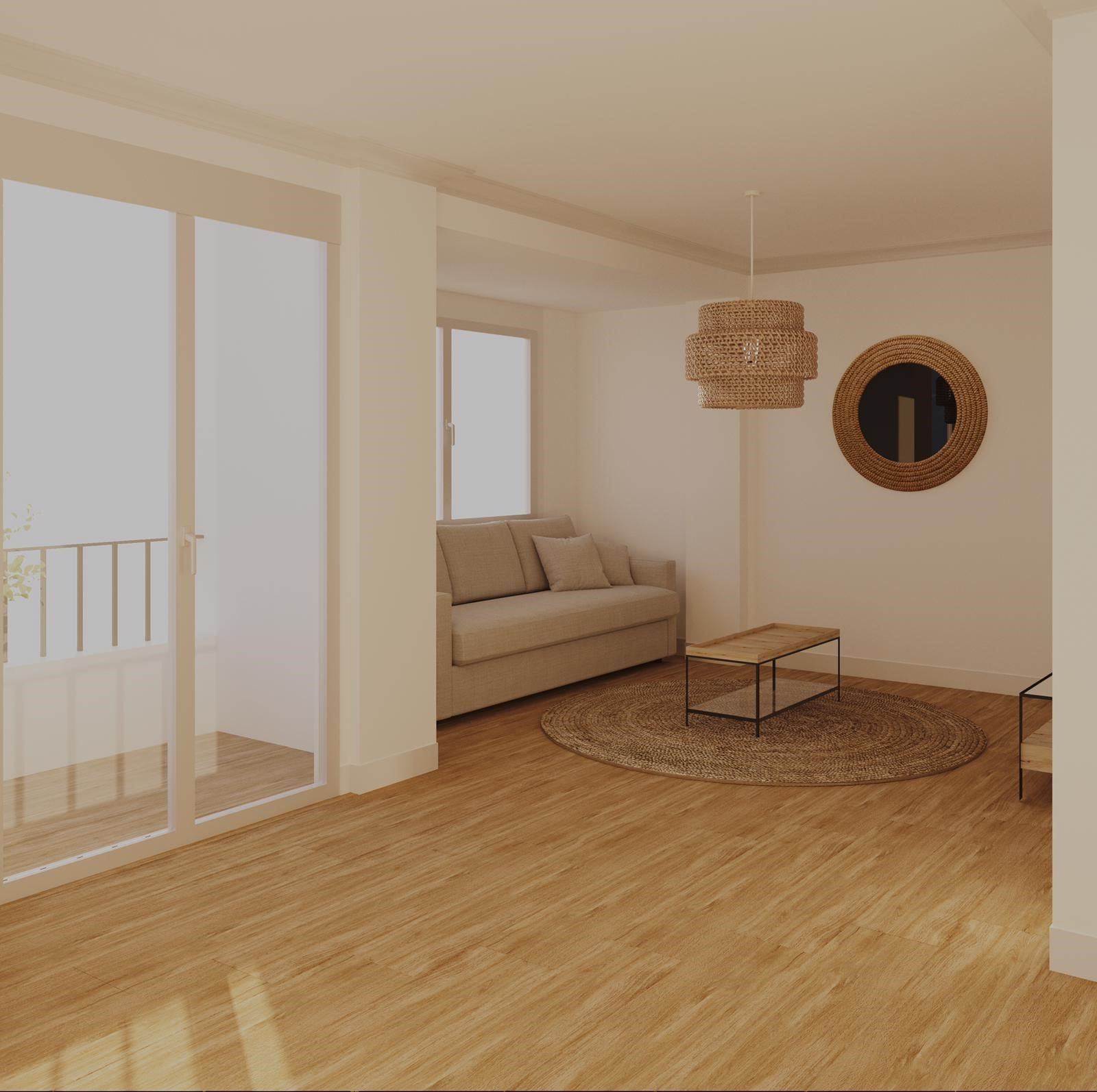 Living room of Apartment for sale in  Madrid Capital  with Air Conditioner, Heating and Terrace