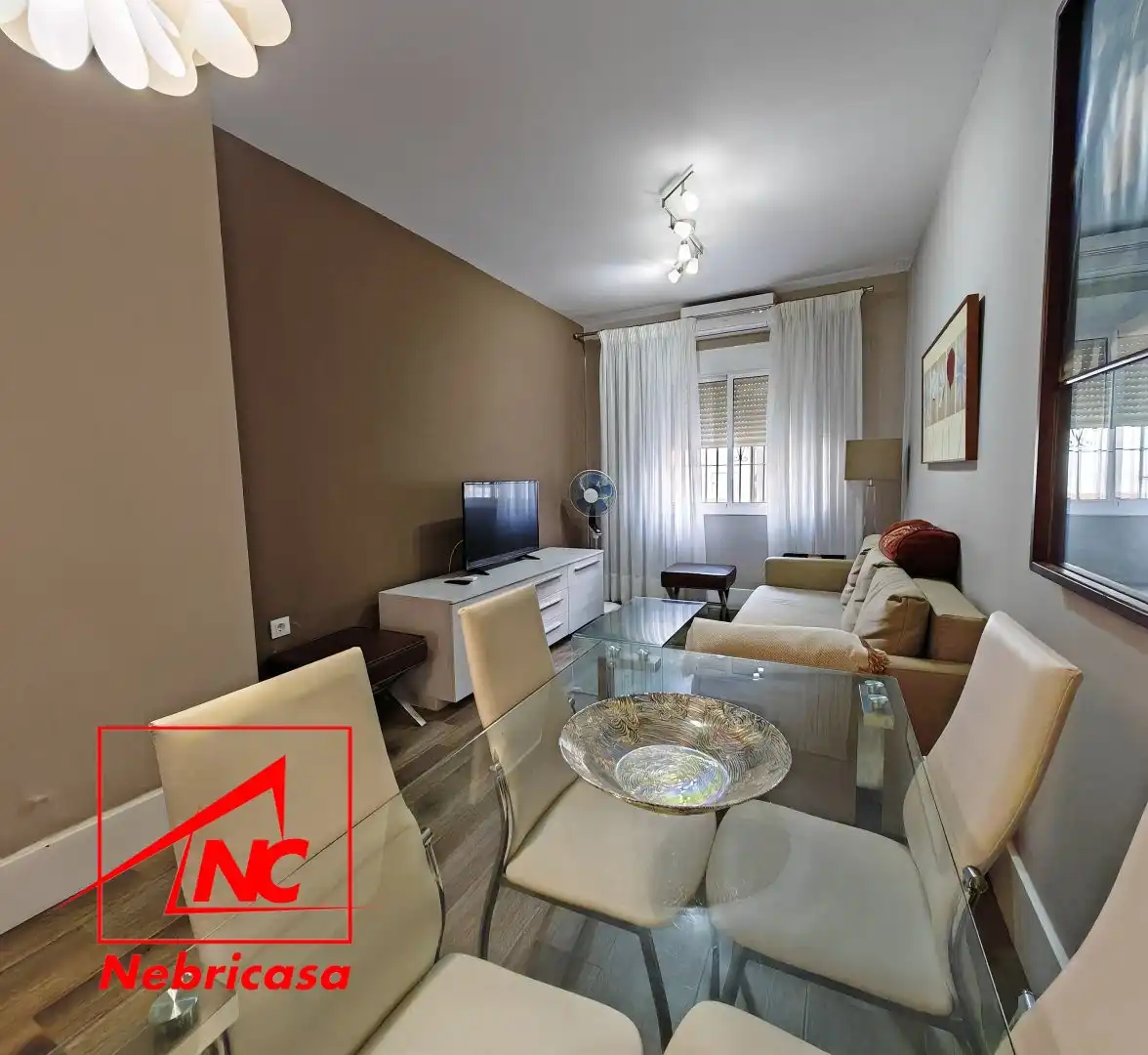 Living room of Flat for sale in Chipiona  with Air Conditioner and Furnished