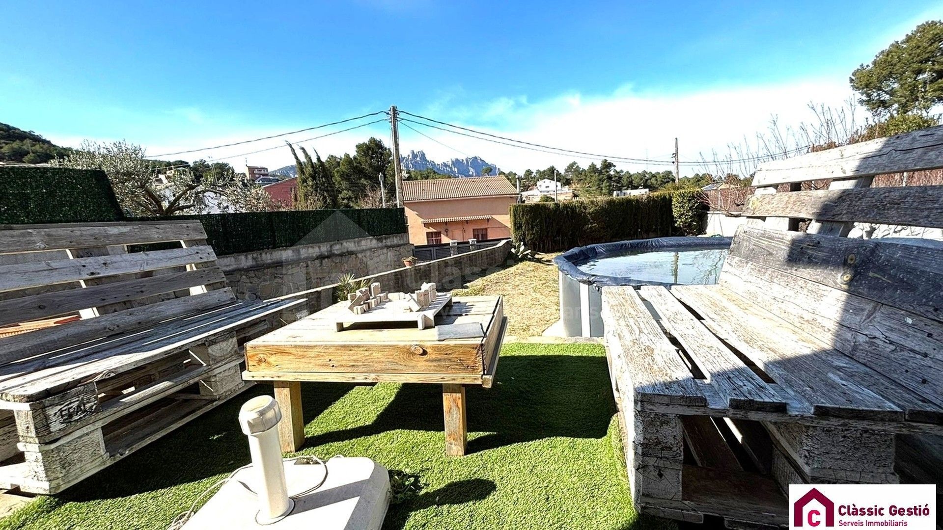 Terraza de Casa adosada en venta en Vacarisses con Aire acondicionado, Calefacción y Jardín privado