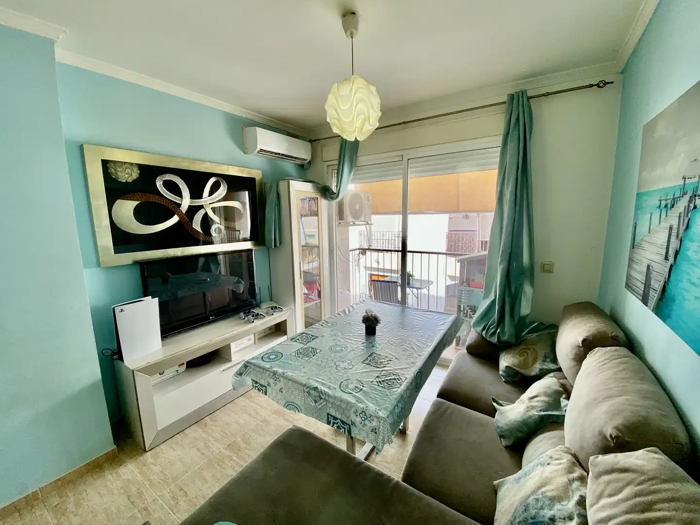 Sala de estar de Apartamento en venta en Carboneras con Aire acondicionado, Calefacción y Amueblado