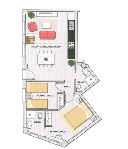 Piso en Venta en santa elena, 18 en Carranque - Haza Cuevas