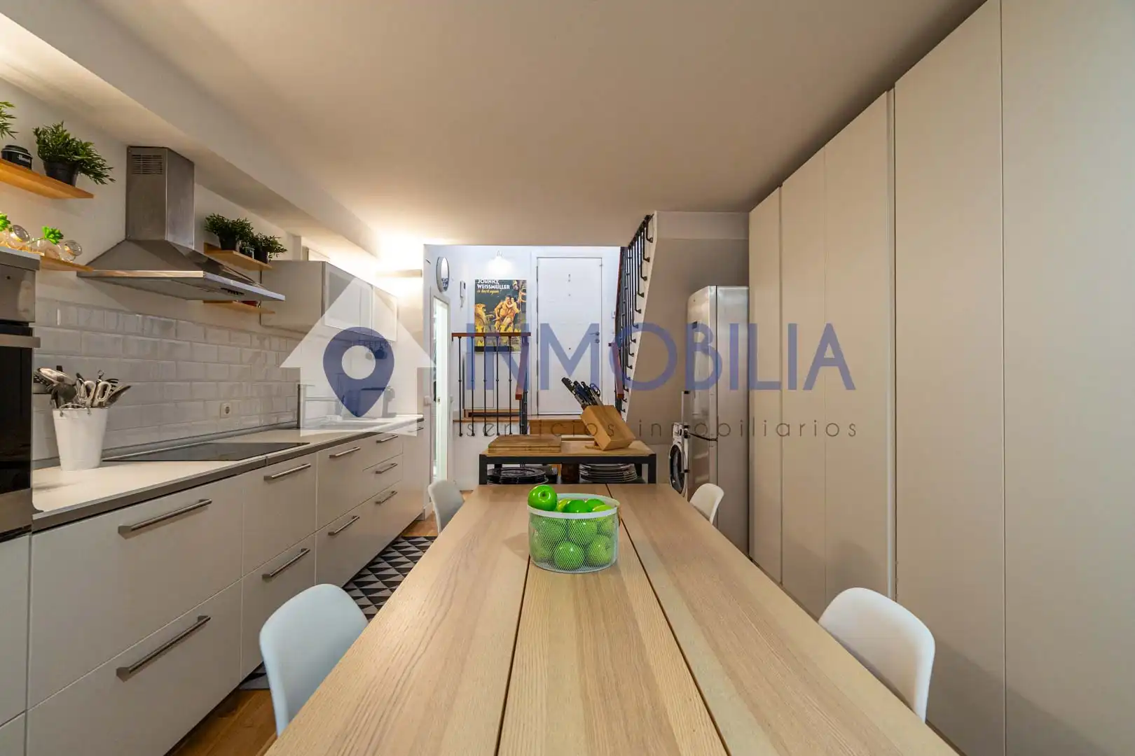 Küche von Maisonette zum Verkauf in Madrid mit Klimaanlage, Heizung und Terrasse