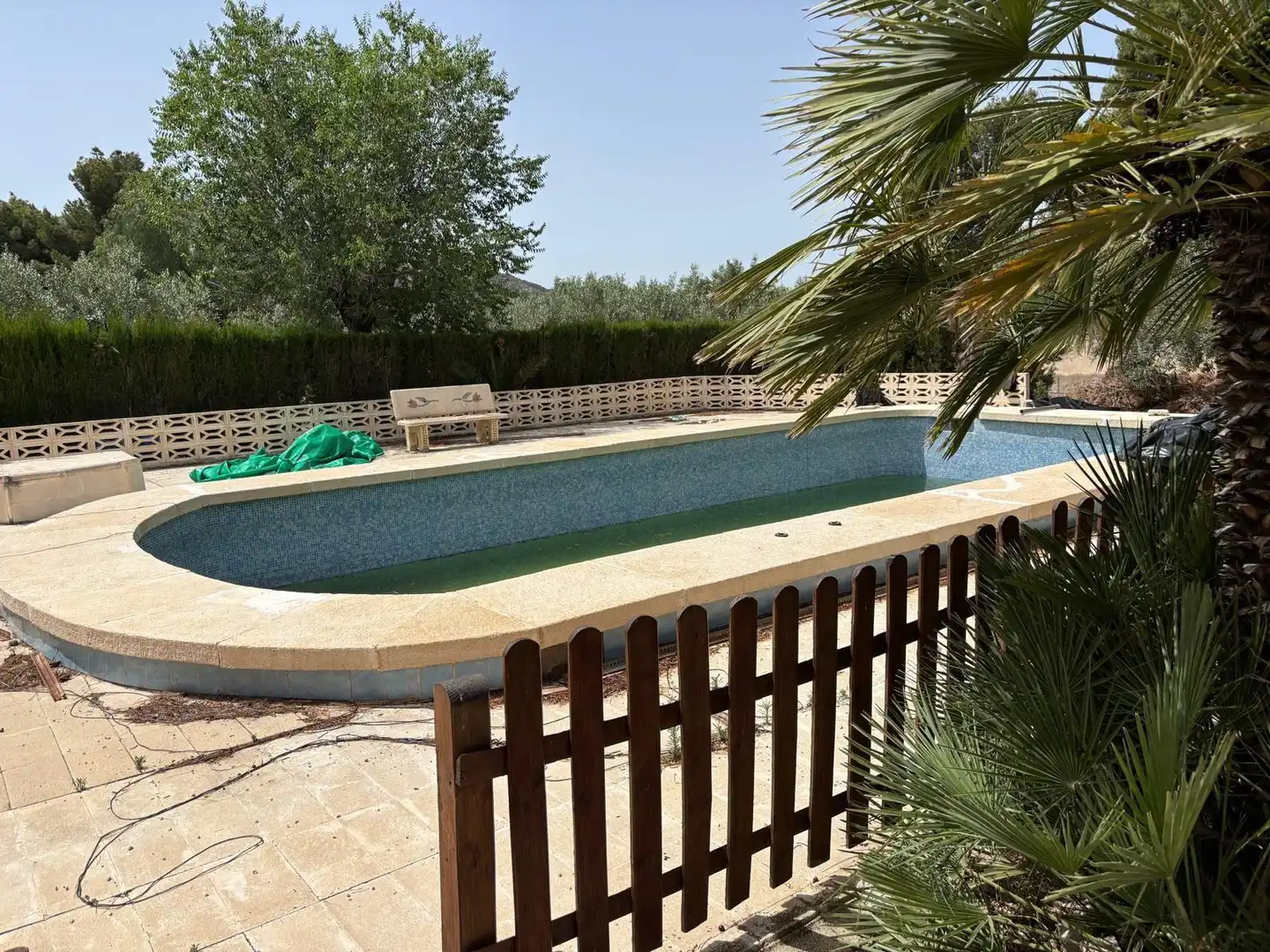 Piscina de Casa o xalet en venda en Elda amb Aire condicionat, Calefacció i Jardí privat