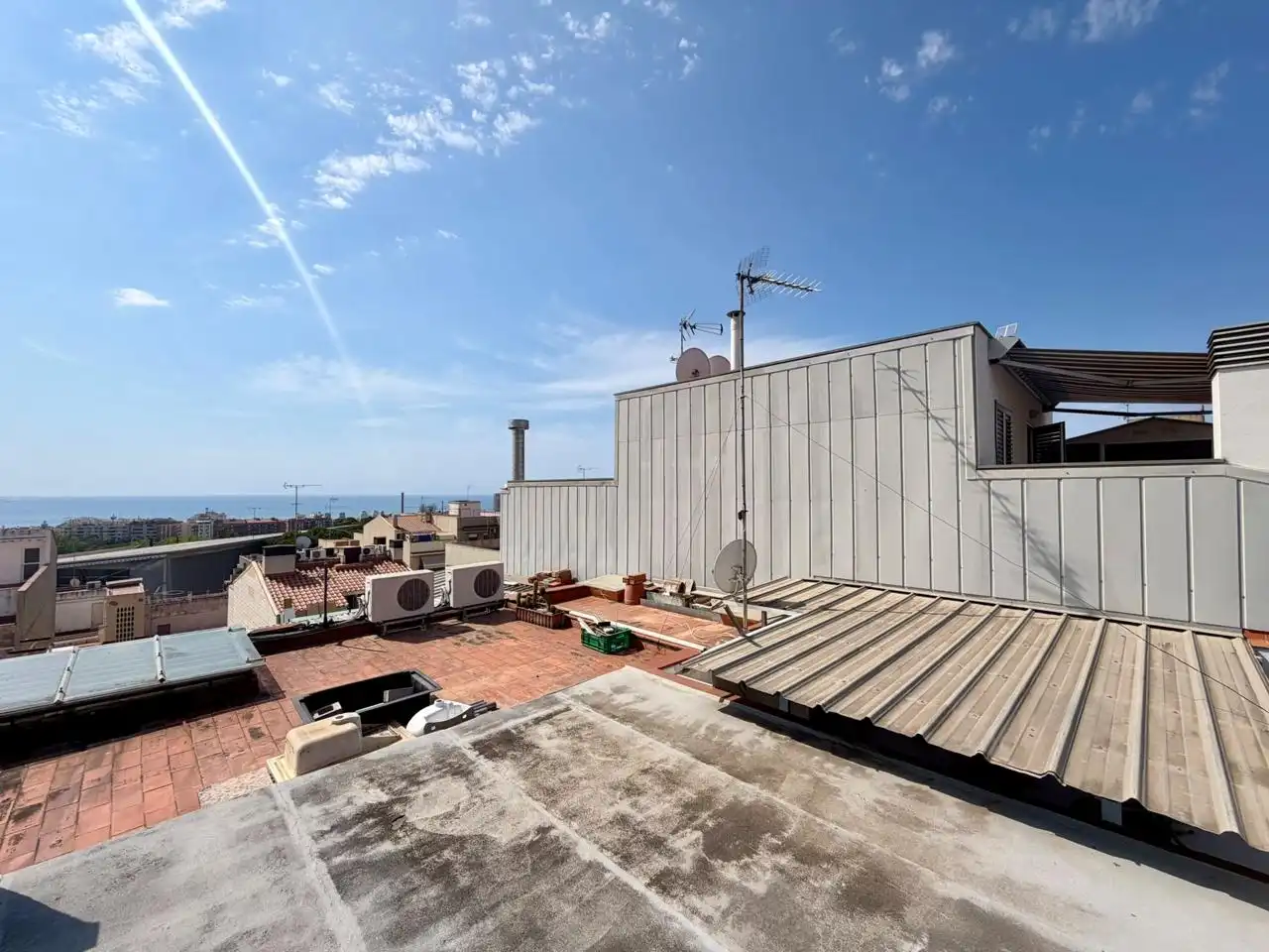 Terrace of Flat for sale in Mataró  with Air Conditioner, Terrace and Furnished