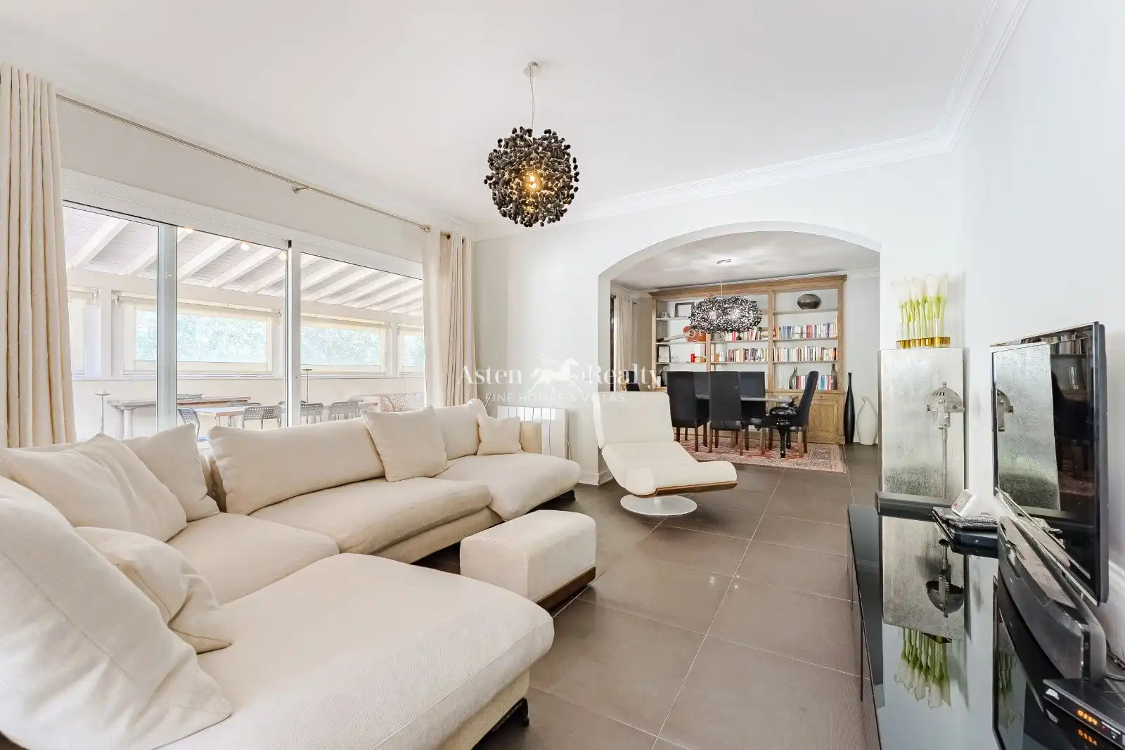 Sala de estar de Casa o chalet en venta en Arona con Jardín privado, Terraza y Trastero