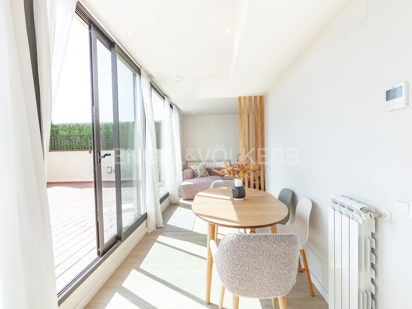 Balcony of Attic for sale in Barcelona  with Air Conditioner, Heating and Parquet flooring