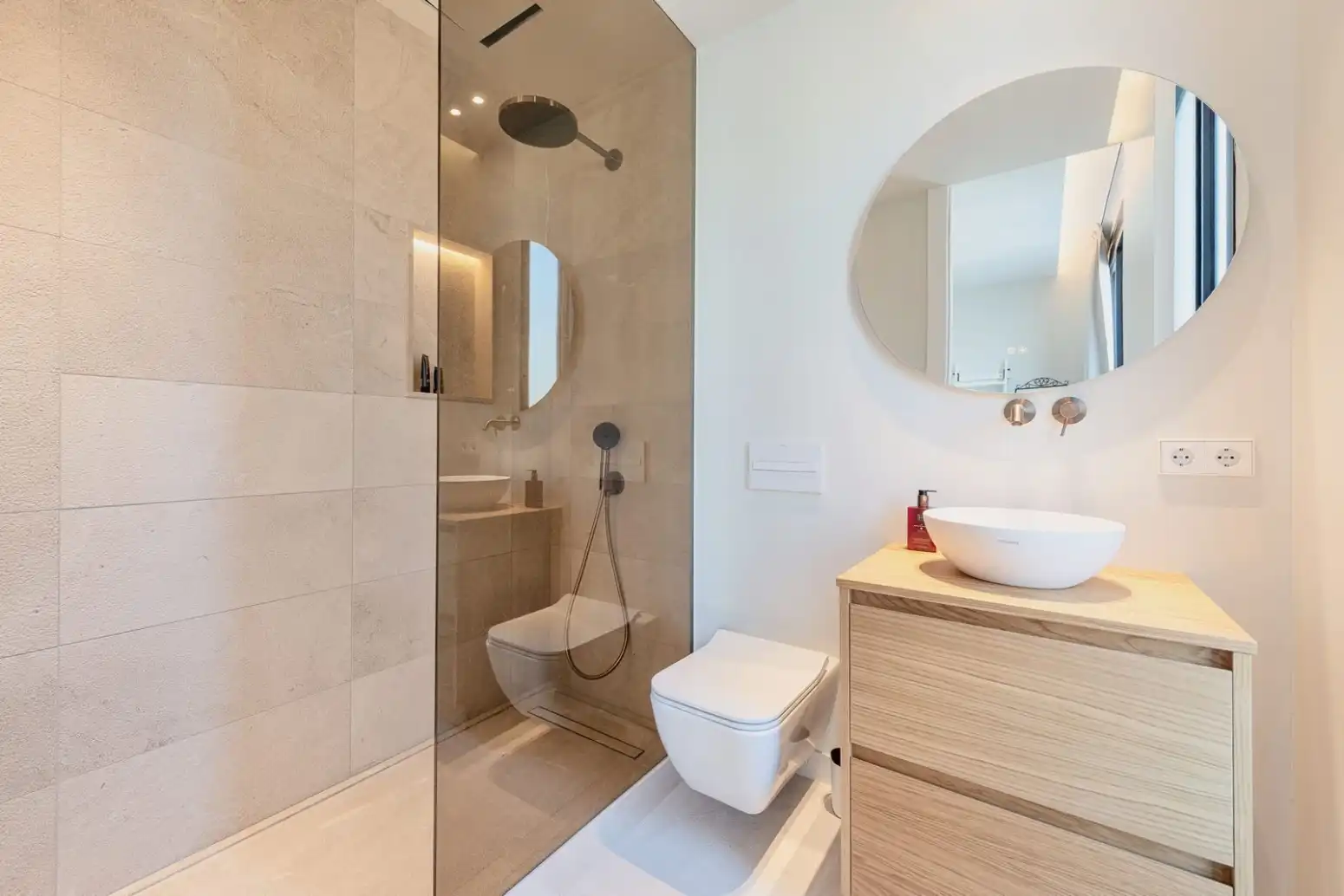 Baño de Piso de alquiler en Pollença con Aire acondicionado, Calefacción y Terraza