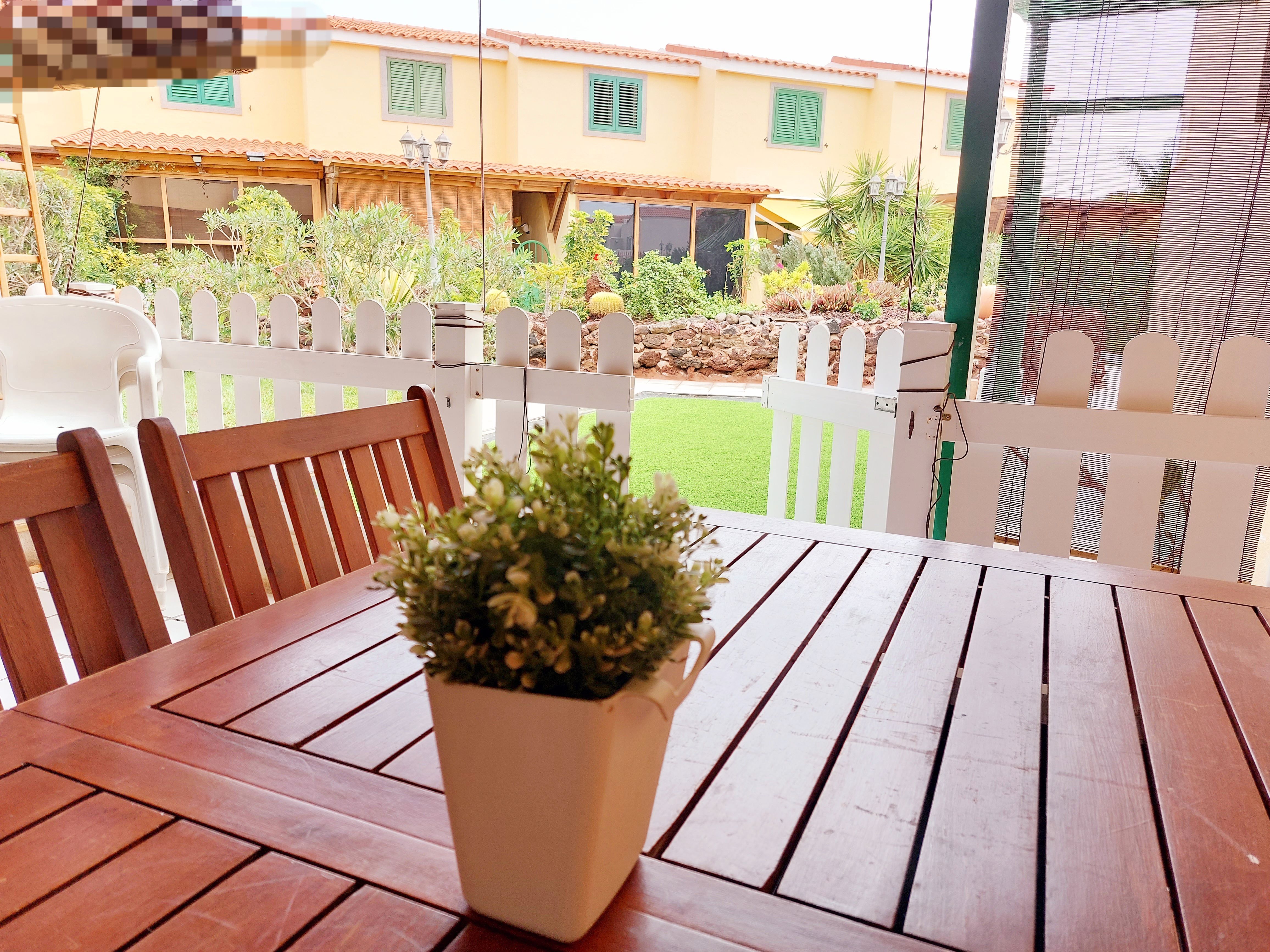 Terrassa de Dúplex de lloguer en San Bartolomé de Tirajana amb Aire condicionat, Jardí privat i Terrassa