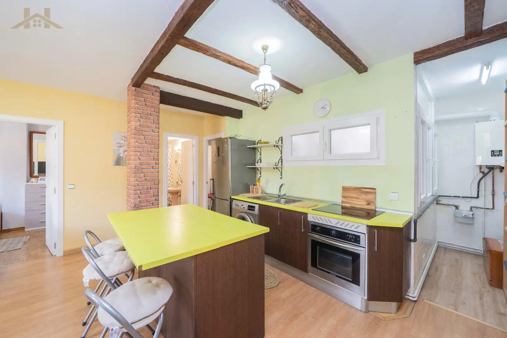 Kitchen of Flat for sale in Collado Villalba  with Heating, Terrace and Community pool