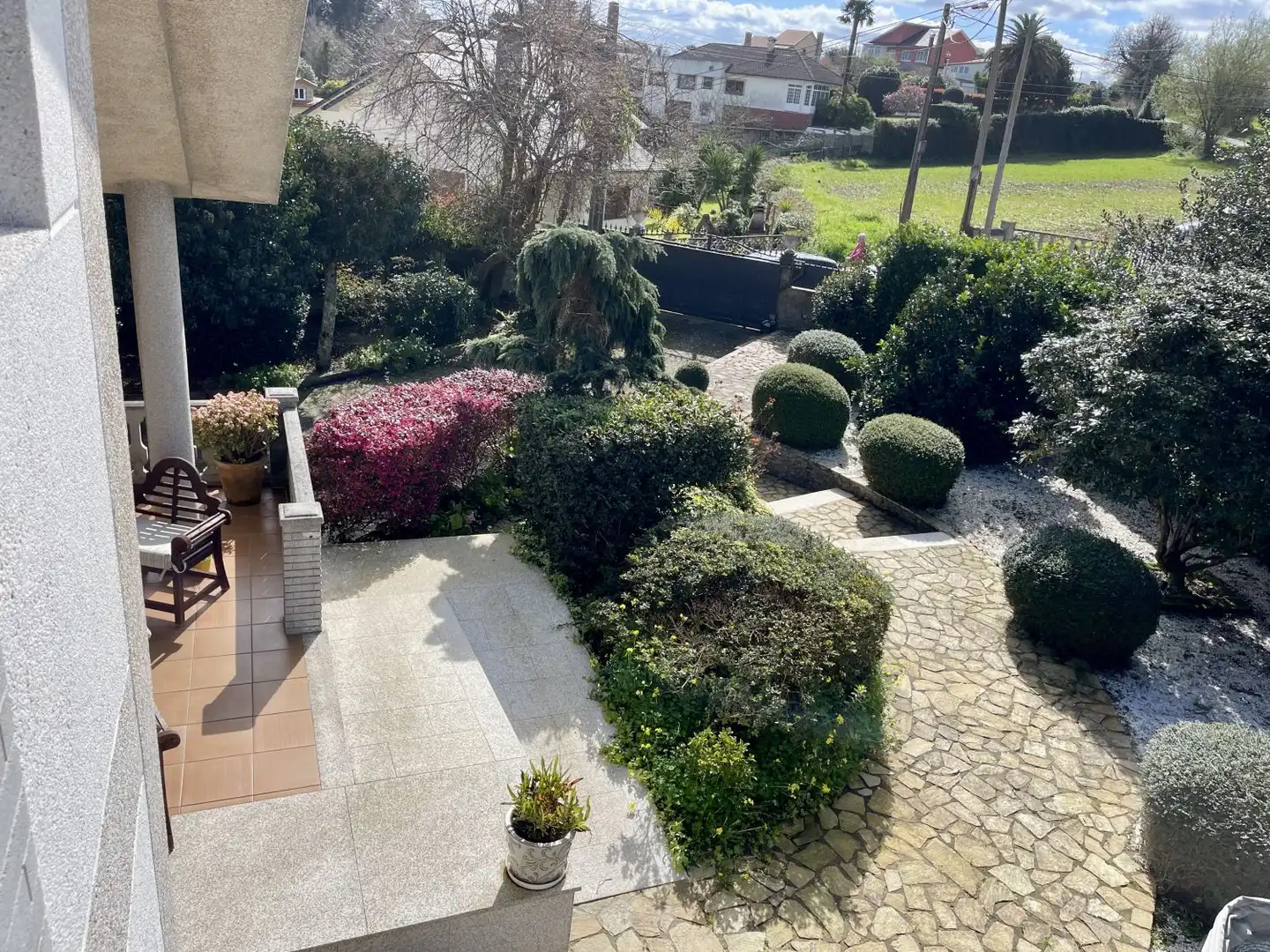 Garden of Houses for sale in Cambre   with Heating