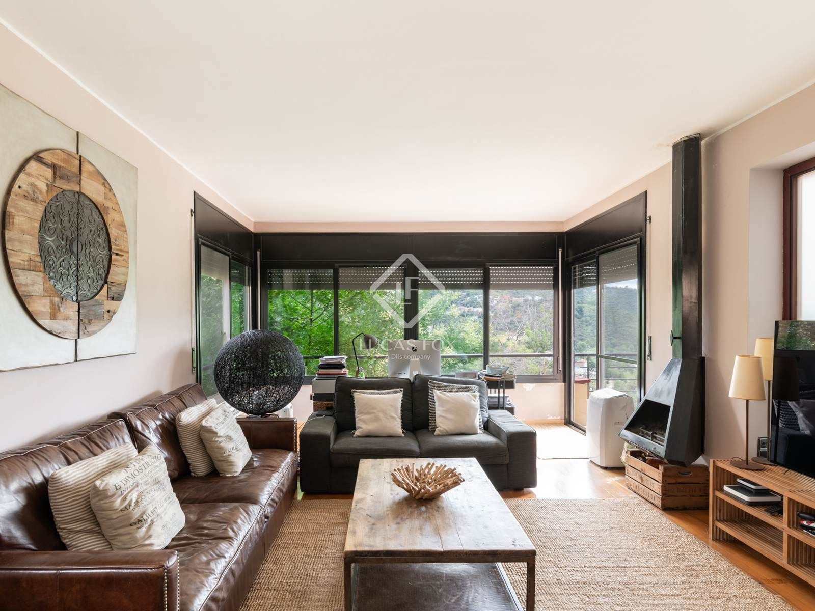 Living room of House or chalet for sale in Sant Cugat del Vallès  with Heating, Private garden and Terrace