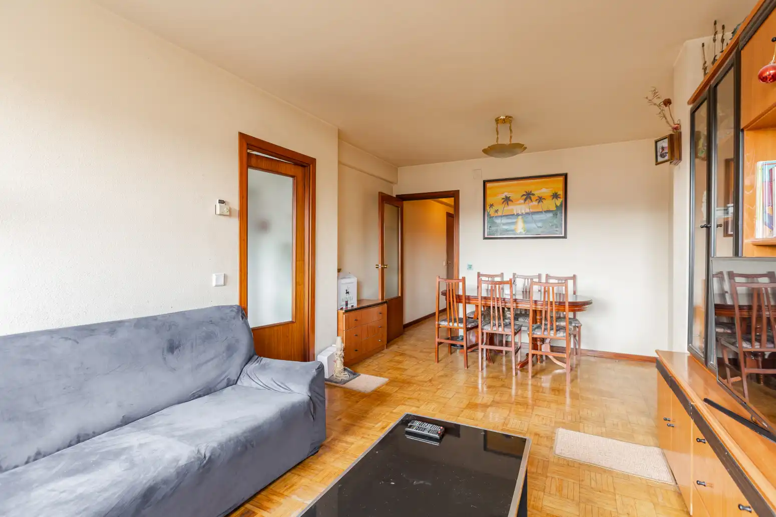Living room of Flat for sale in  Pamplona / Iruña  with Heating and Parquet flooring