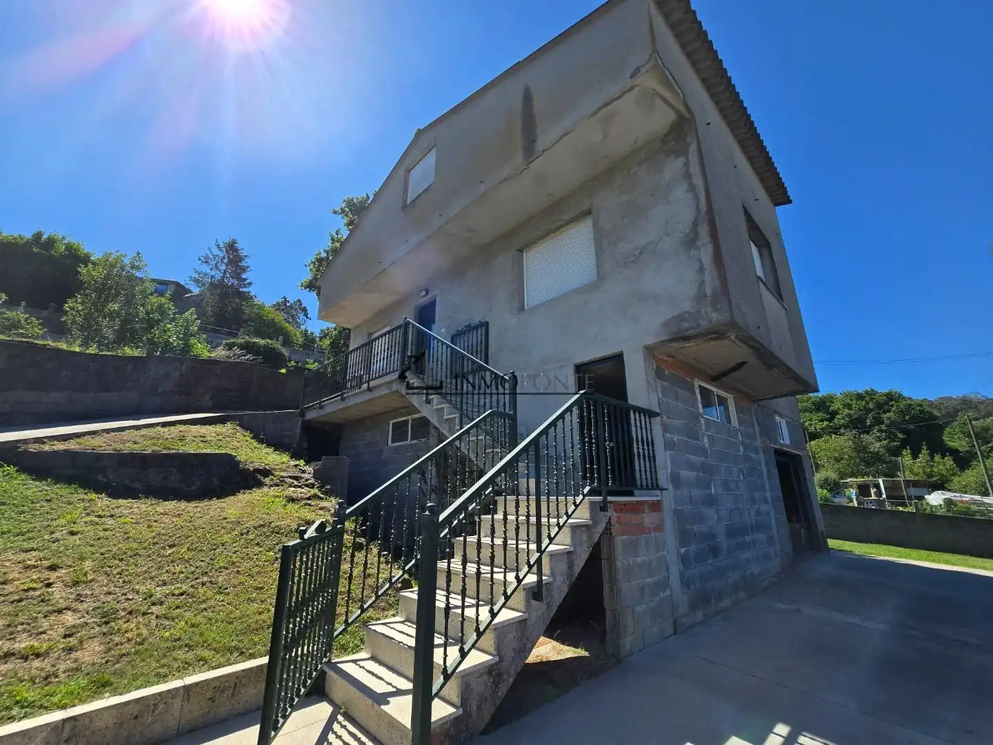 Vista exterior de Casa o chalet en venta en Pontevedra Capital  con Calefacción, Jardín privado y Terraza