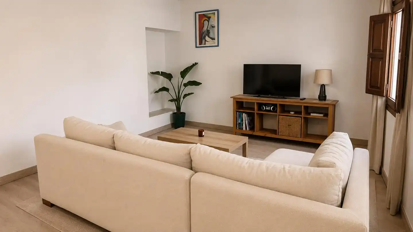 Living room of Detached homes for rent in Santa Lucía de Tirajana  with Air Conditioner, Terrace and Furnished