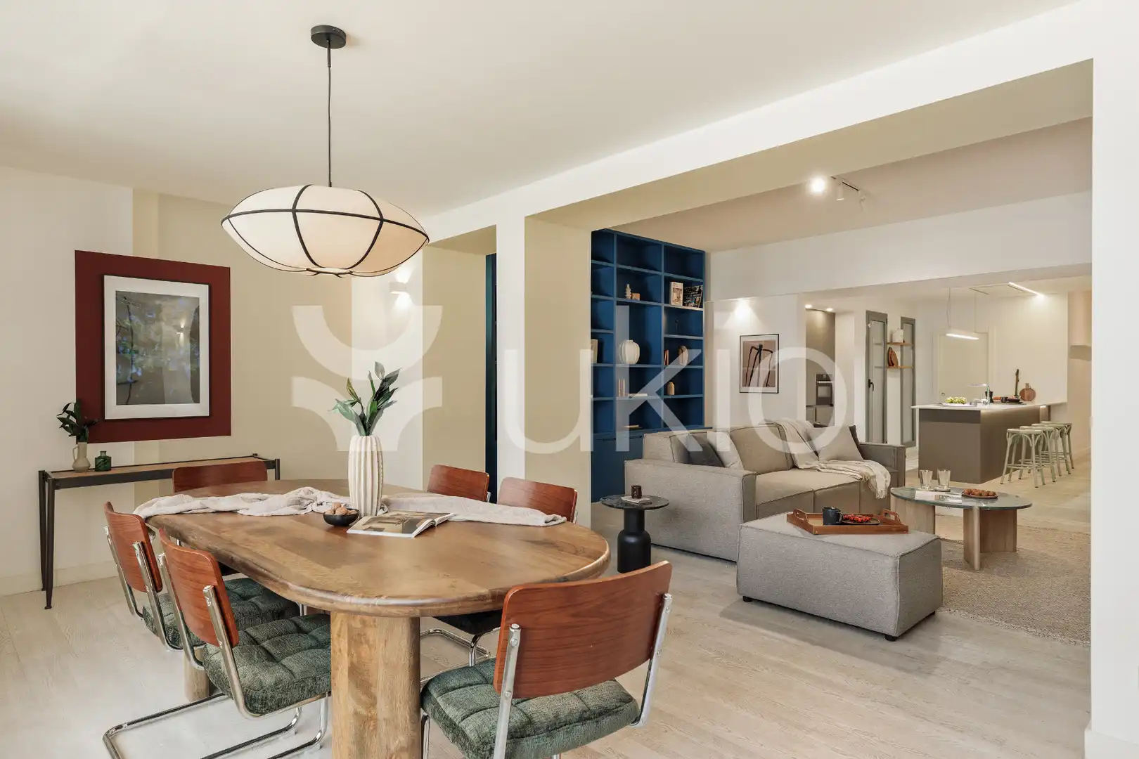 Sala d'estar de Apartament de lloguer en Barcelona amb Aire condicionat, Calefacció i Moblat