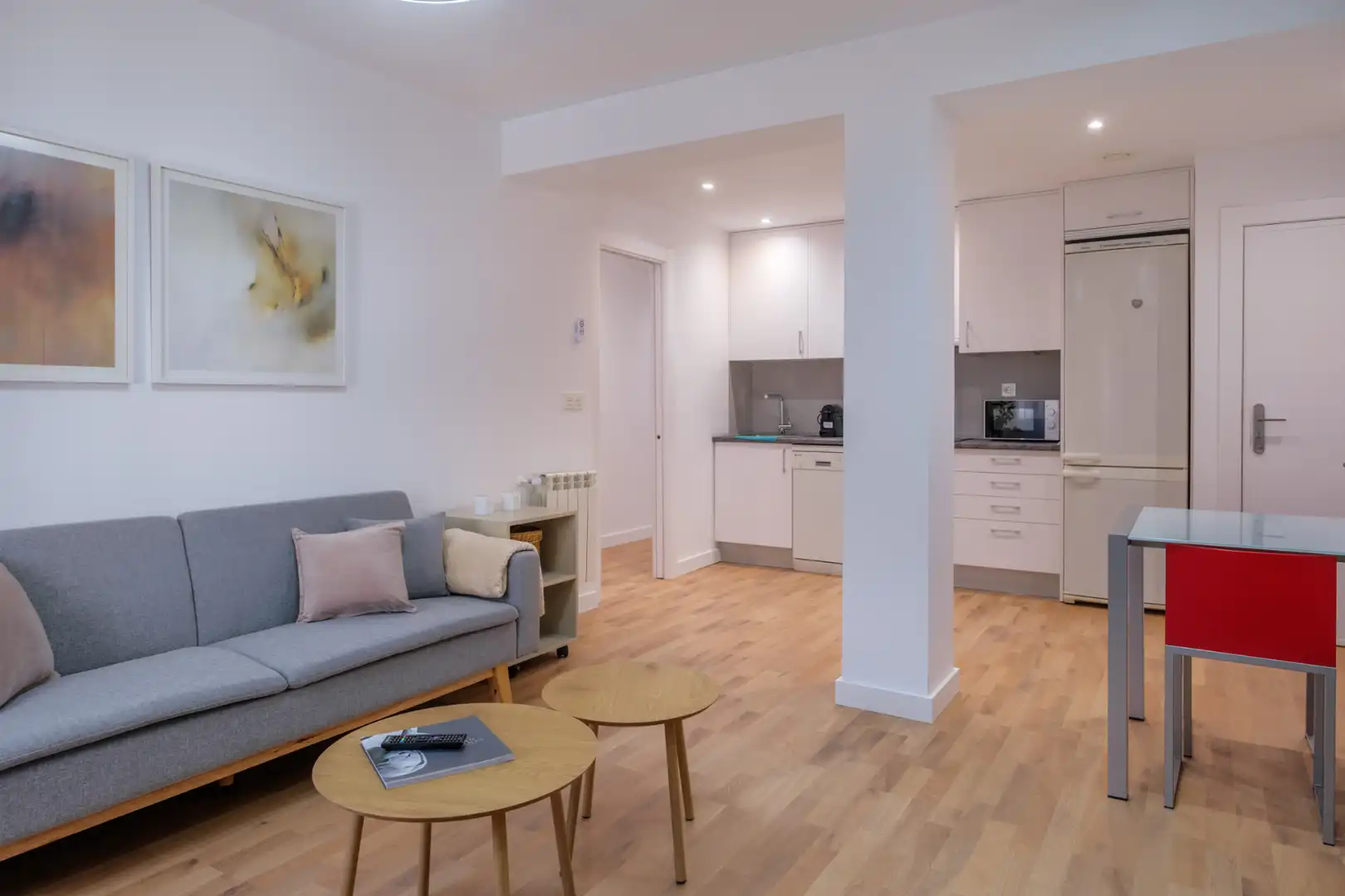 Living room of Flat for rent in Zaragoza  with Furnished and Internet