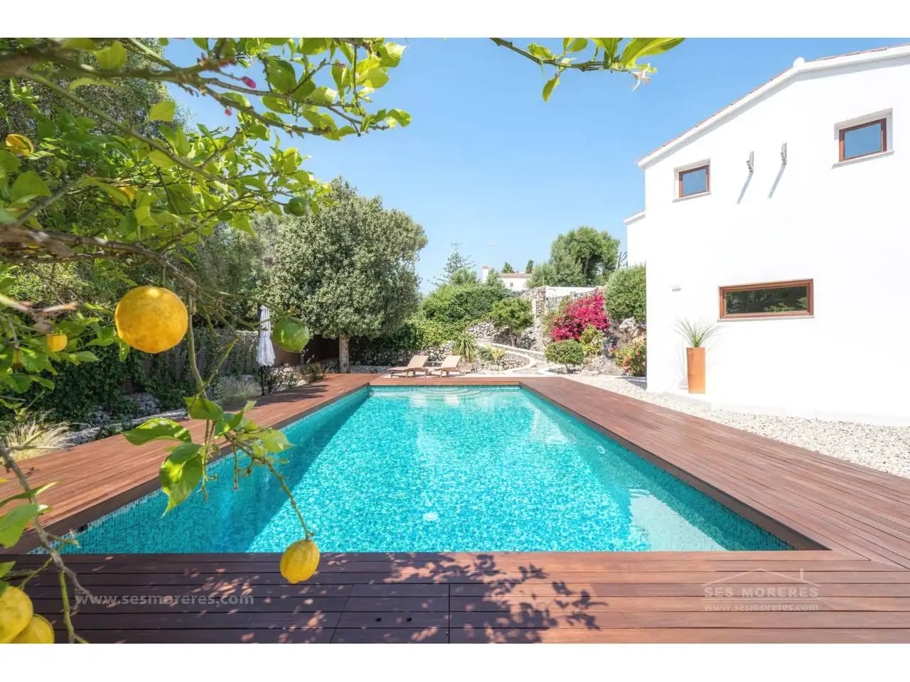 Piscina de Casa o chalet en venta en Es Castell con Calefacción, Jardín privado y Terraza