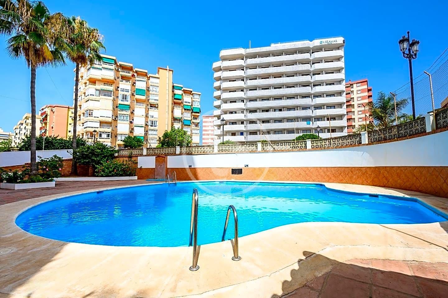 Swimming pool of Study for sale in Fuengirola  with Air Conditioner and Furnished