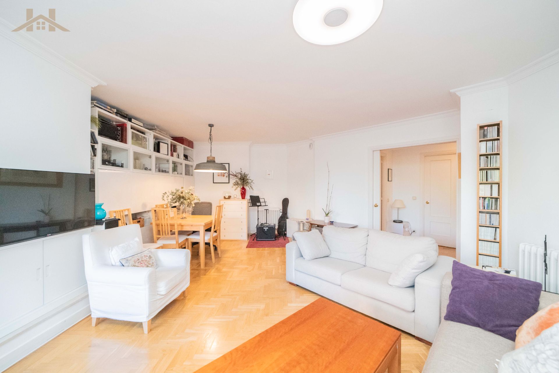 Sala d'estar de Pis en venda en Pozuelo de Alarcón amb Aire condicionat, Calefacció i Terrassa