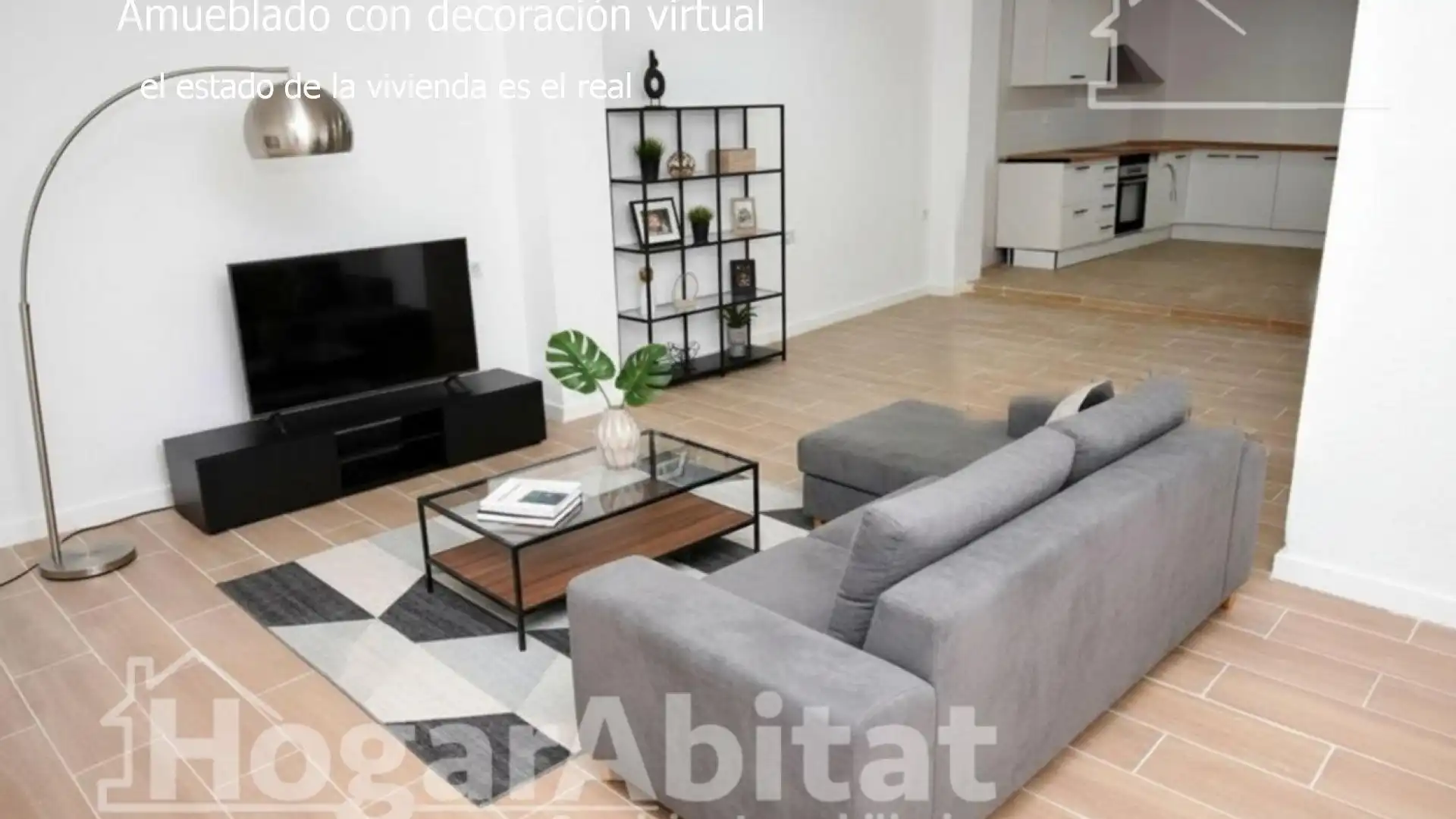 Sala de estar de Piso en venta en Algemesí con Aire acondicionado y Balcón