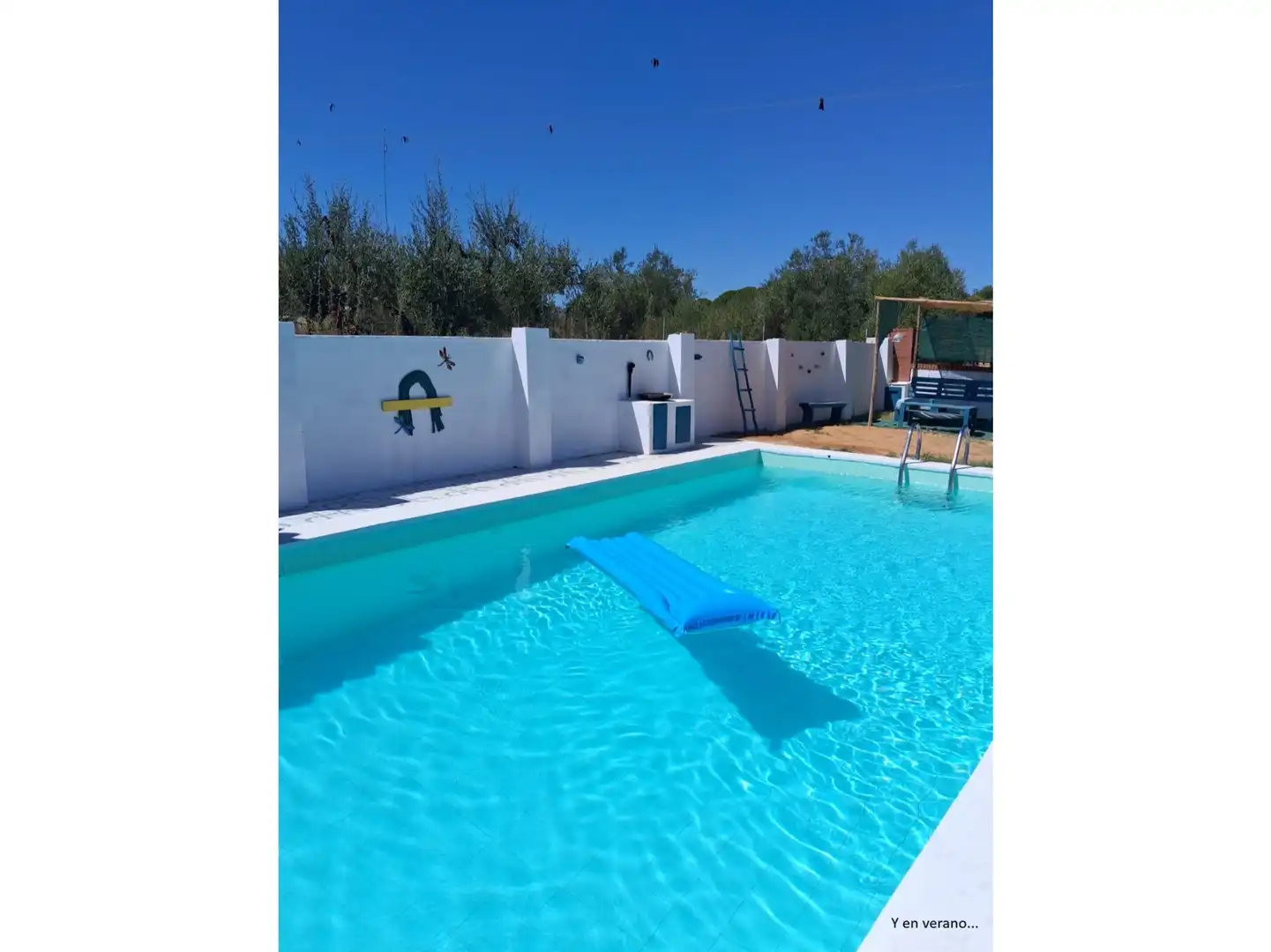 Schwimmbecken von Country house zum Verkauf in Hinojos mit Privatgarten, Terrasse und Schwimmbad
