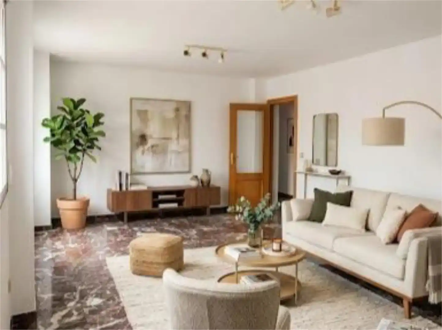 Sala de estar de Piso en venta en Villa del Río con Balcón