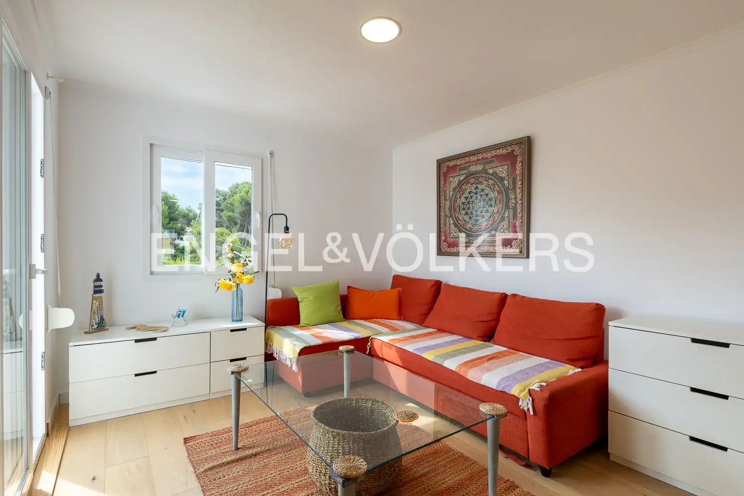 Sala de estar de Piso en venta en Jávea / Xàbia con Aire acondicionado, Calefacción y Terraza