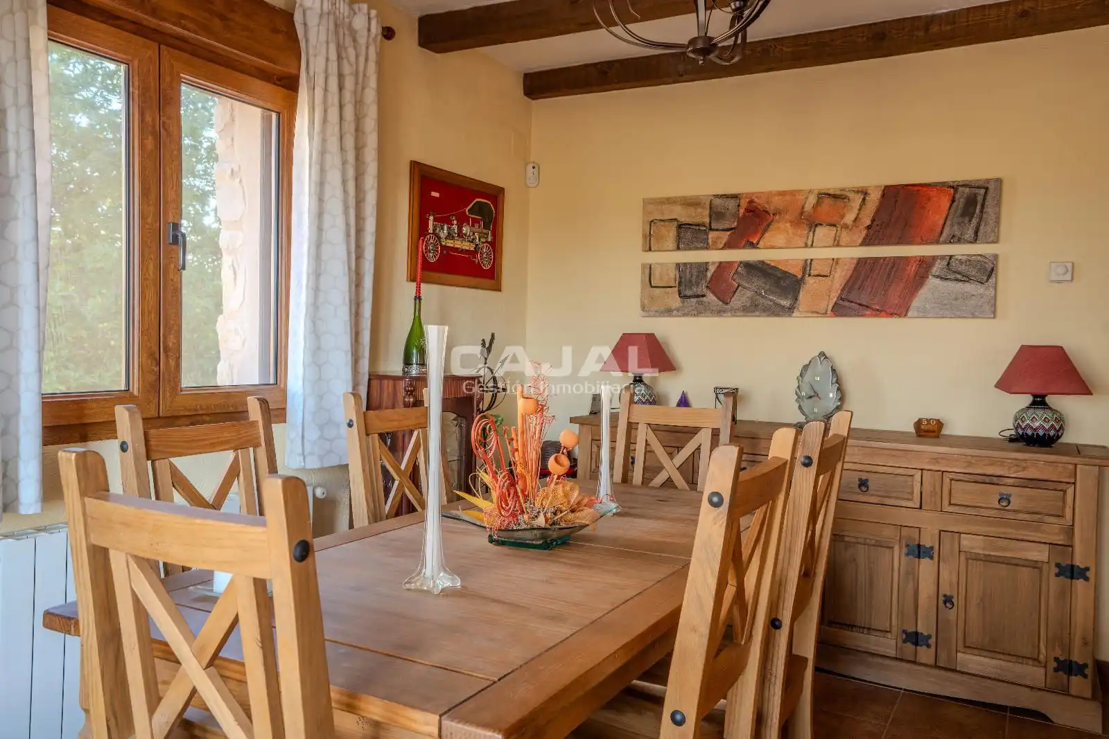 Dining room of Detached homes for sale in Grajera  with Heating and Private garden