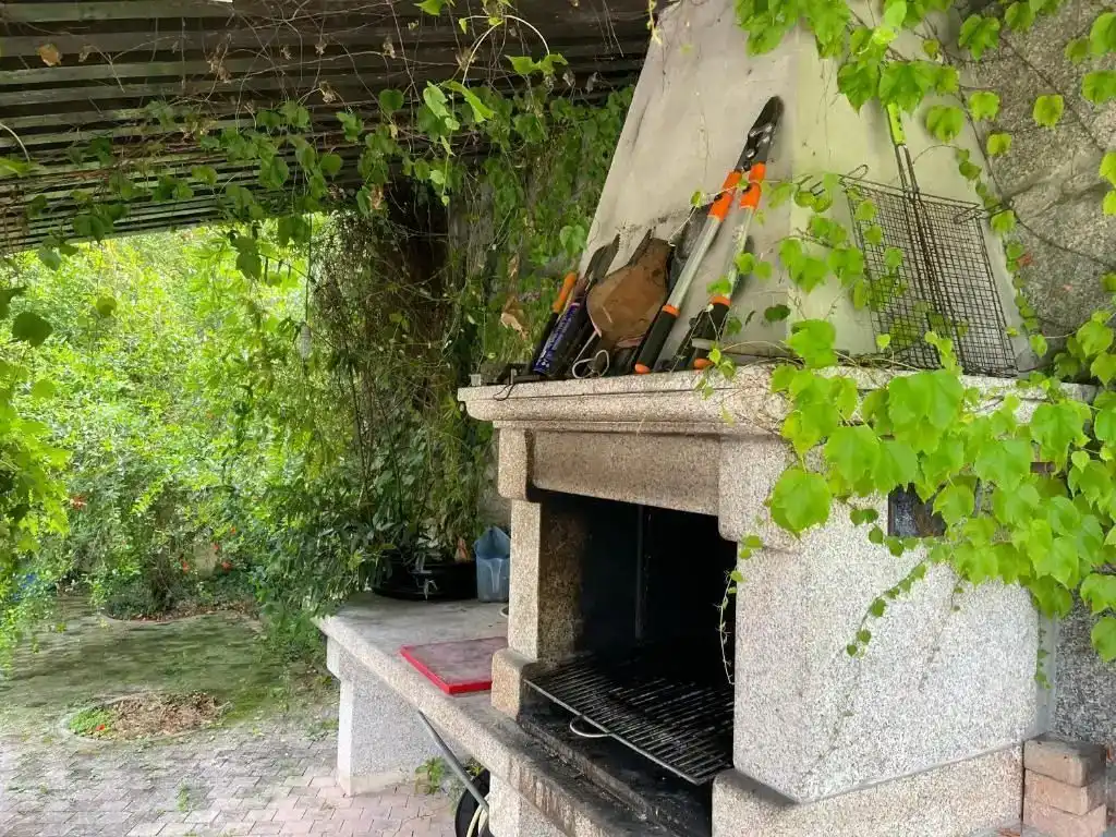 Jardín de Casa o chalet en venta en Sanxenxo con Piscina y Balcón