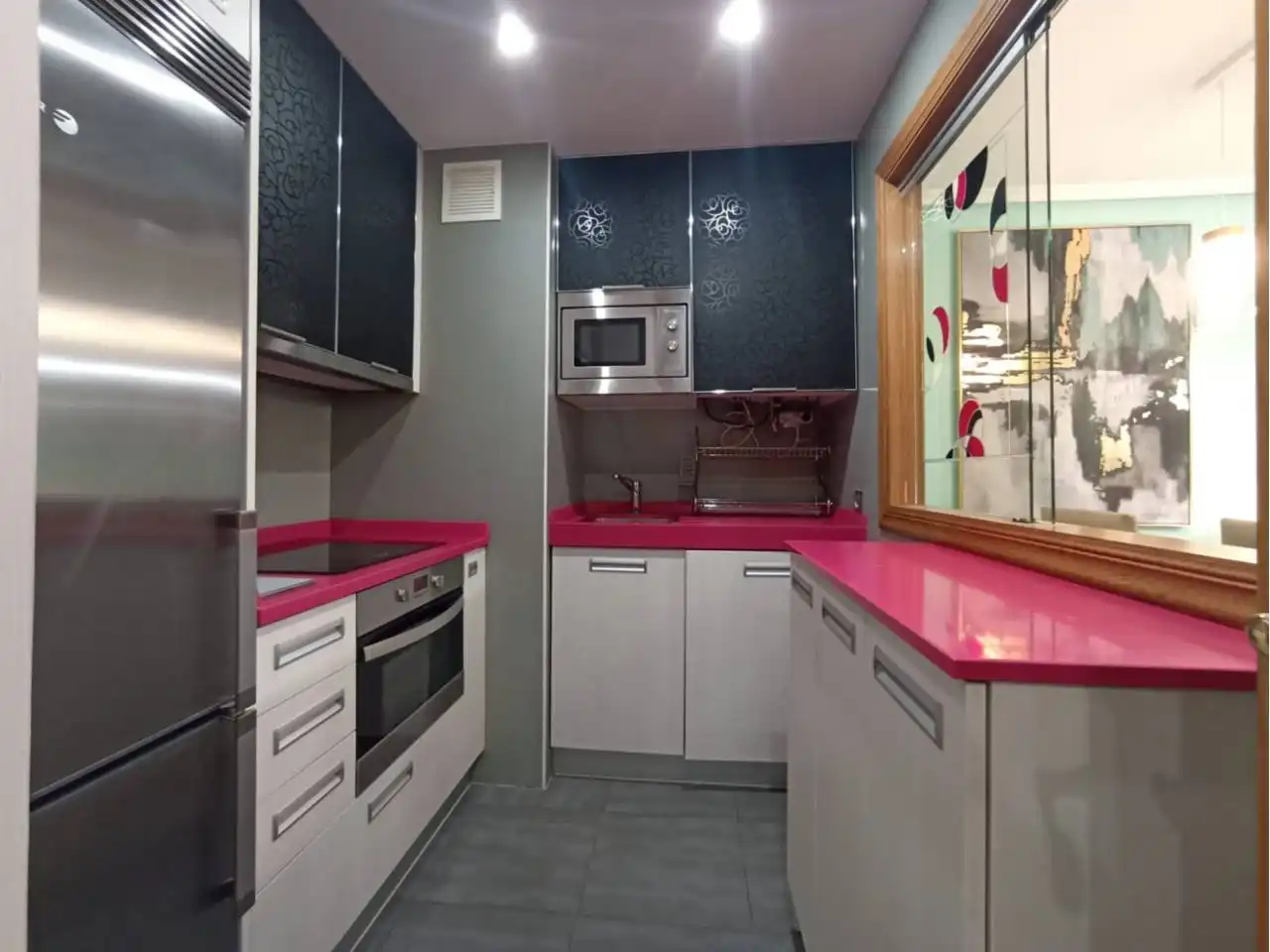 Cocina de Piso en venta en Burgos con Calefacción, Parquet y Amueblado