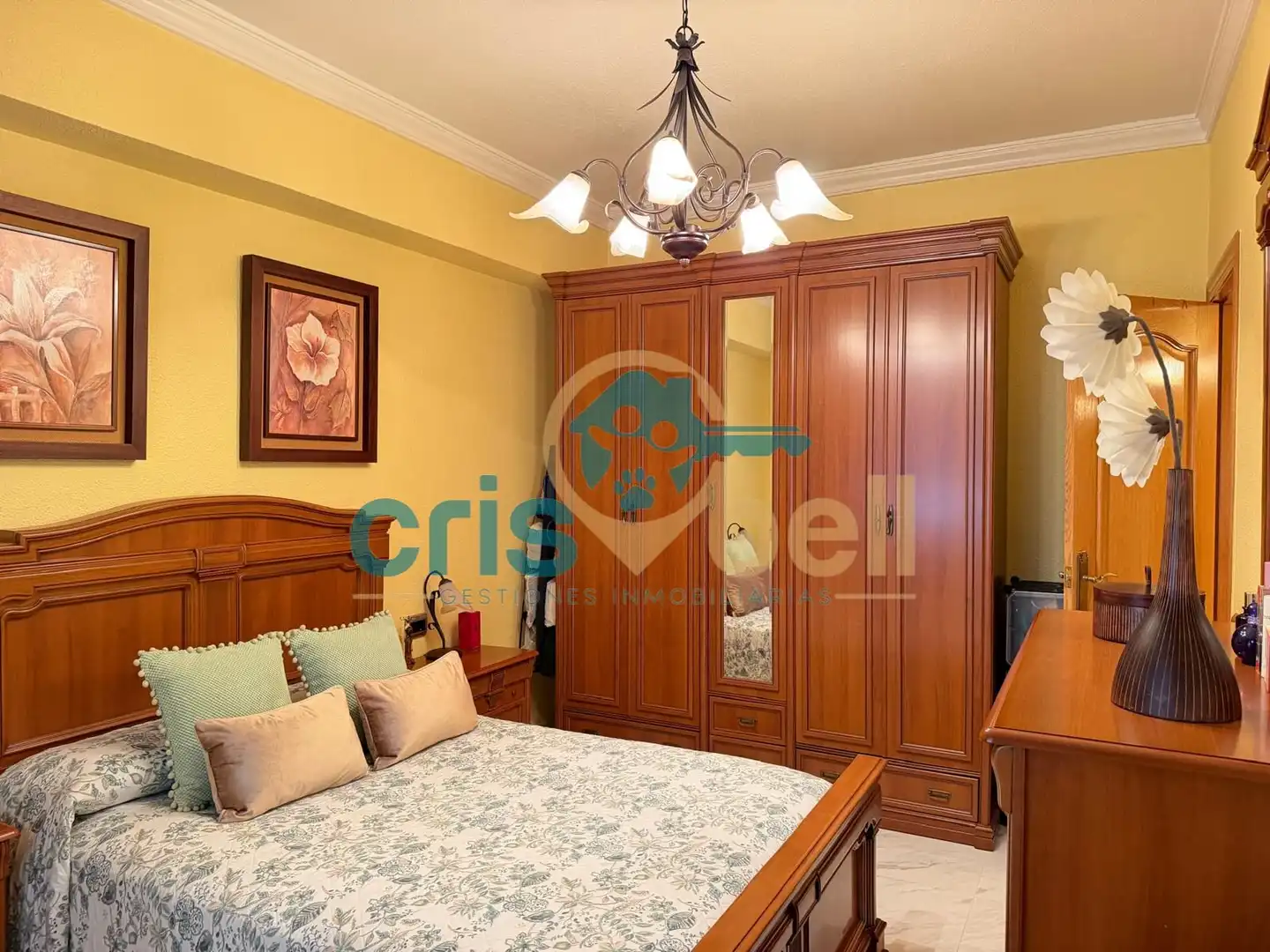 Bedroom of Flat for sale in Lorca  with Storage room, Furnished and Oven