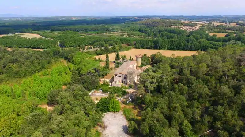 Exterior view of Country homes for sale in Flaçà  with Air Conditioner, Heating and Private garden