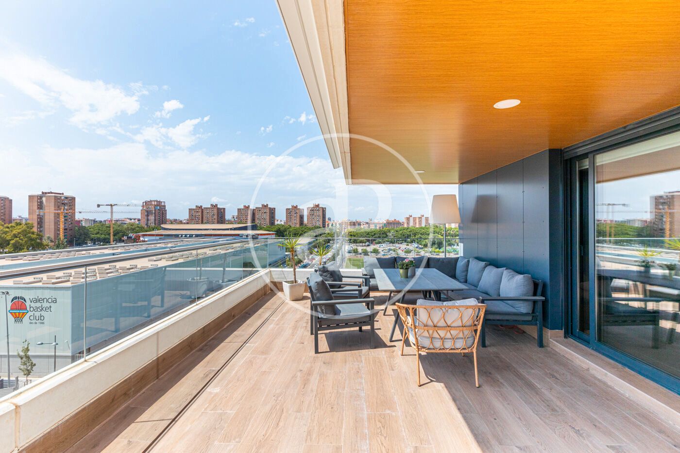 Terrace of Attic for sale in  Valencia Capital  with Air Conditioner, Heating and Private garden
