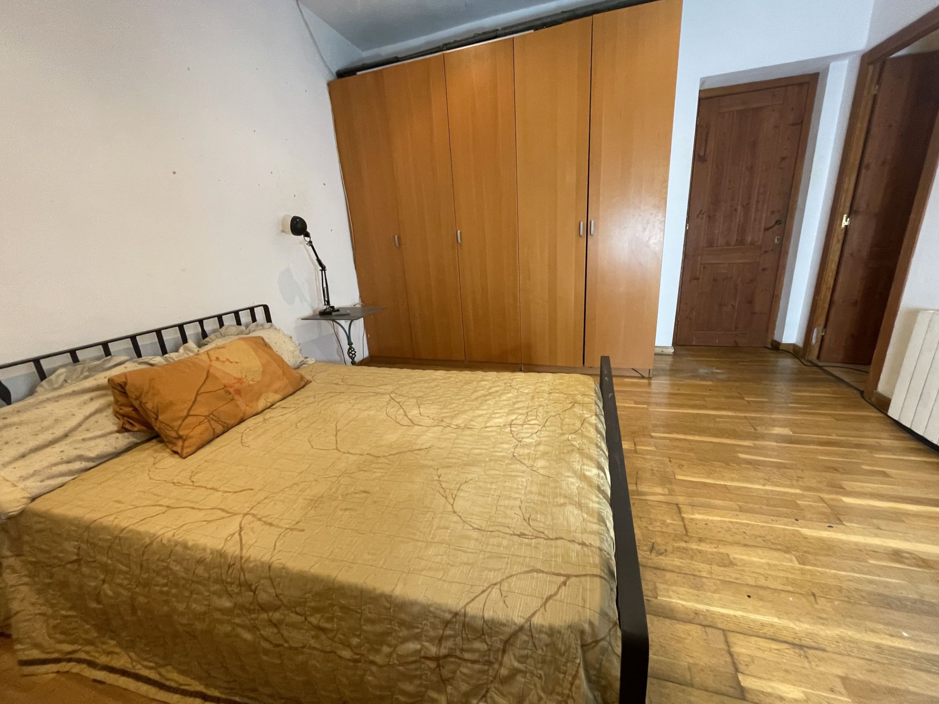 Bedroom of Flat for sale in  Barcelona Capital  with Parquet flooring and Balcony