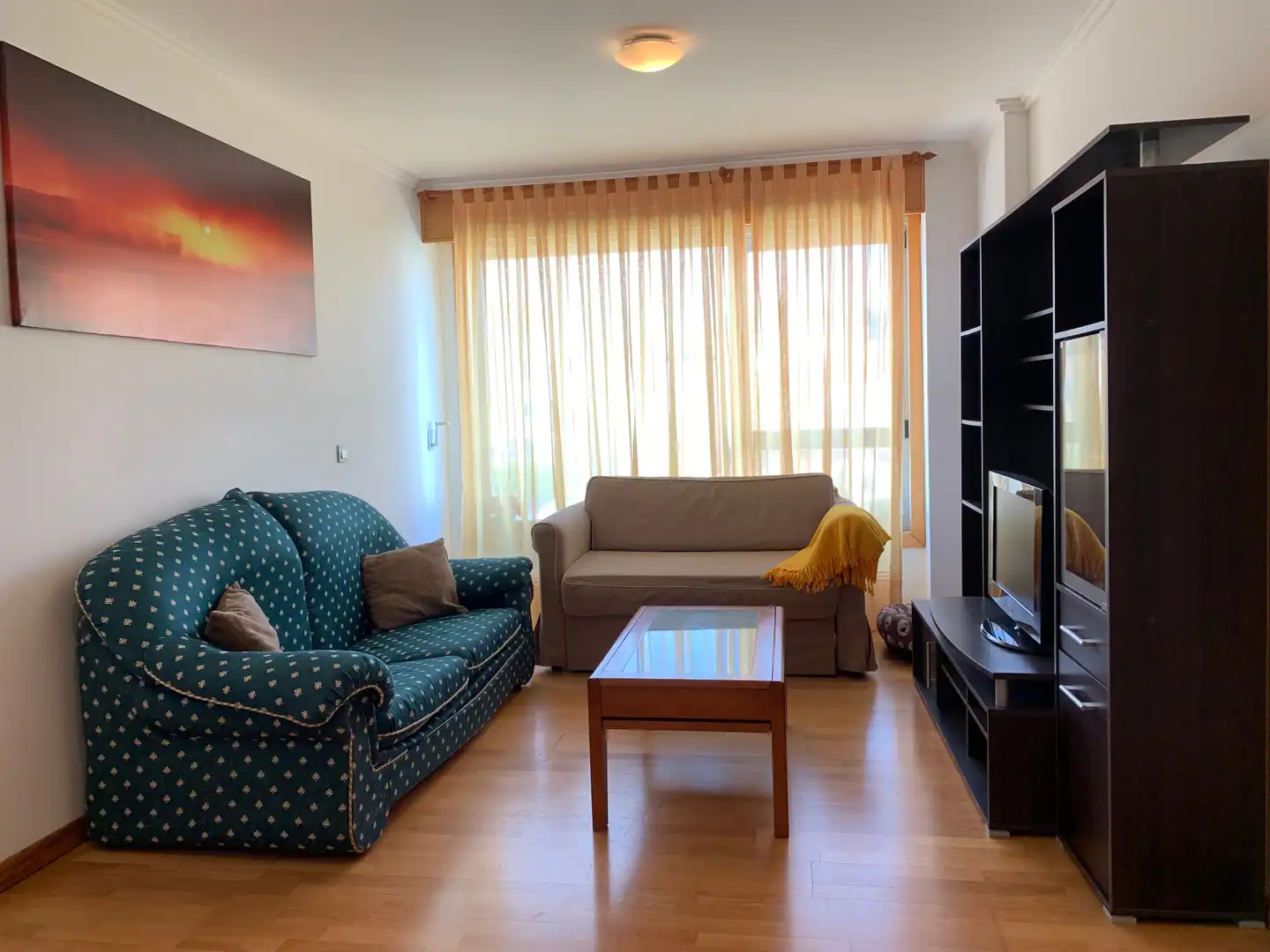 Living room of Flat for sale in Cedeira  with Heating, Parquet flooring and Storage room