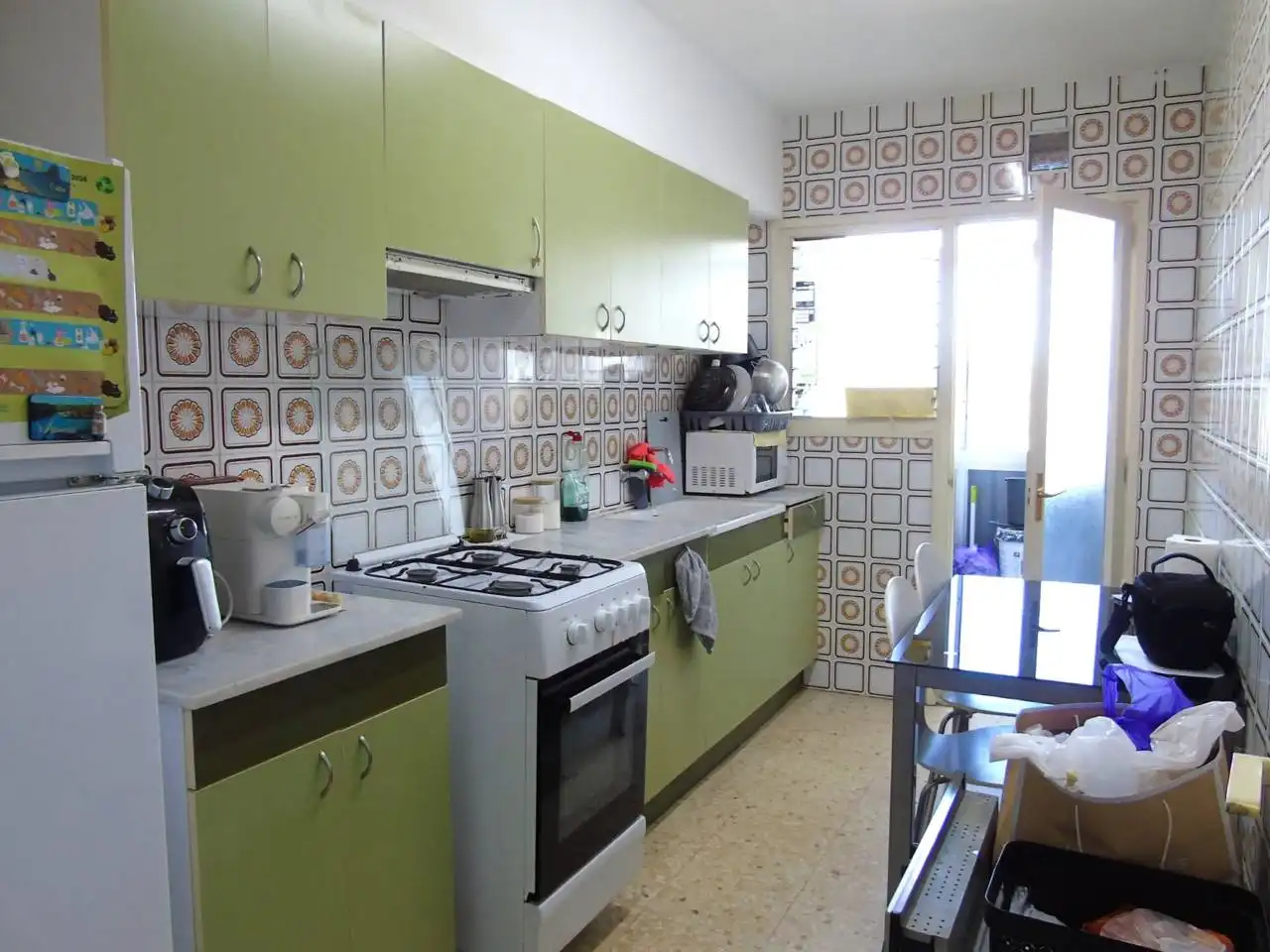 Küche von Wohnung zum Verkauf in Roda de Ter mit Heizung und Balkon