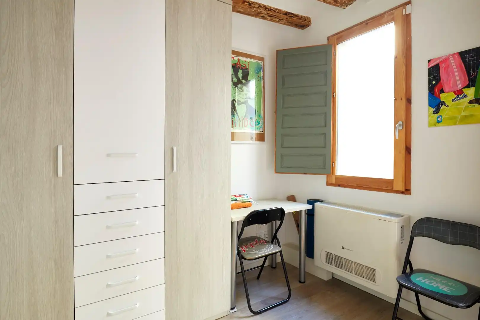 Bedroom of Flat for sale in Barcelona  with Air Conditioner, Heating and Parquet flooring