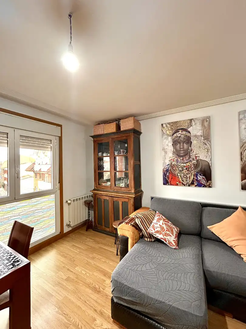 Wohnzimmer von Maisonette zum Verkauf in Valverde de la Virgen mit Klimaanlage und Heizung
