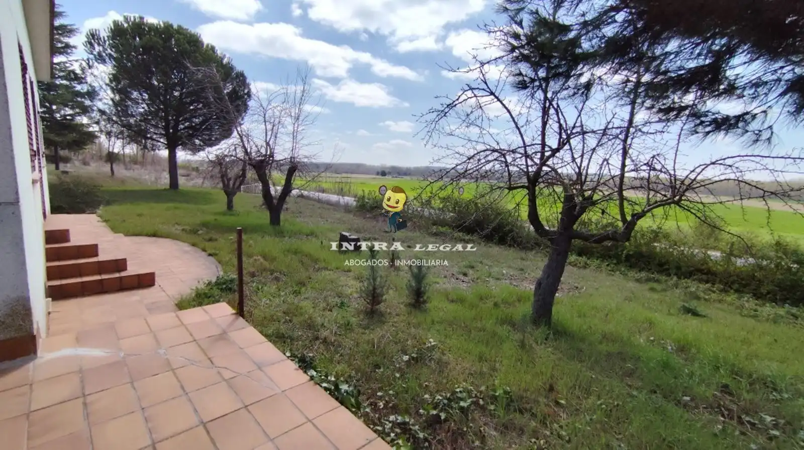 Garden of Houses for sale in Valverdón  with Heating, Swimming Pool and Furnished