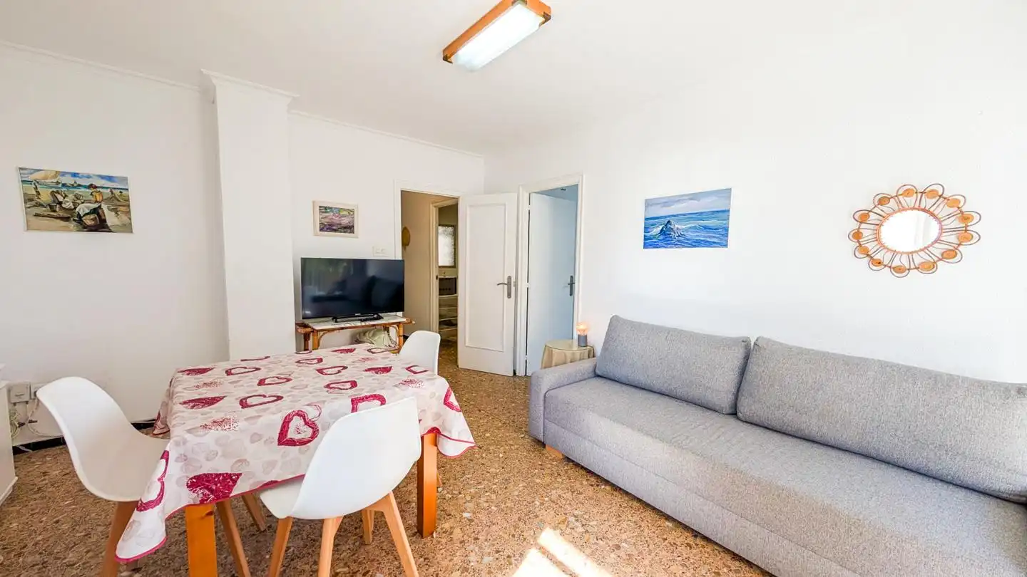 Sala de estar de Piso en venta en Santa Pola con Terraza, Trastero y Amueblado