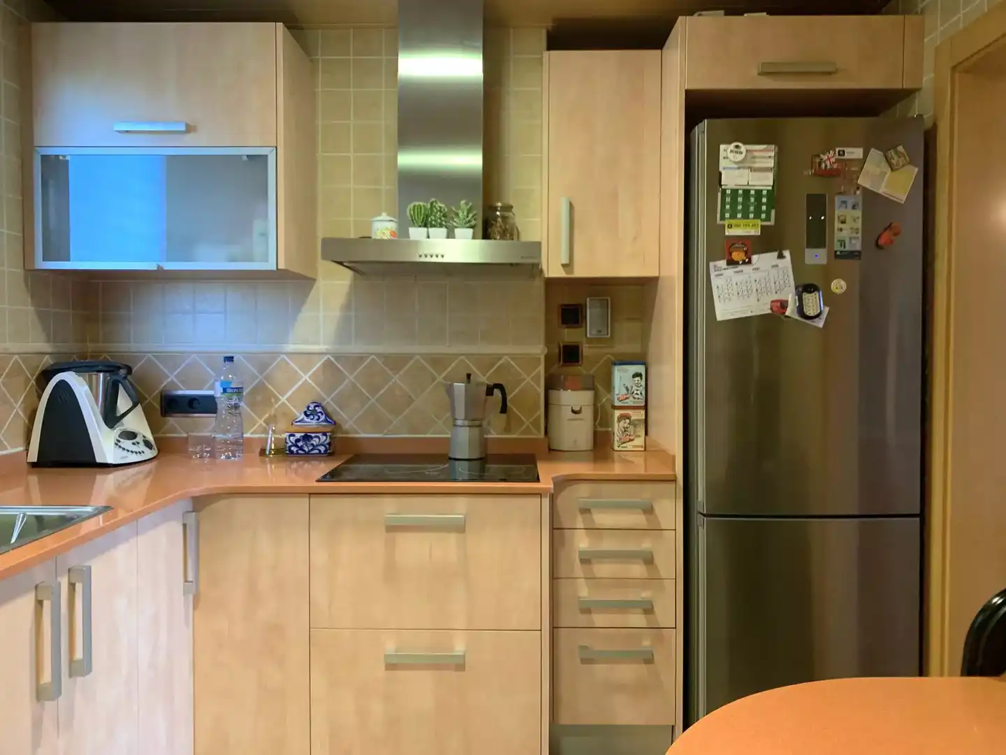 Küche von Wohnung zum Verkauf in Hostalric mit Heizung, Terrasse und Balkon