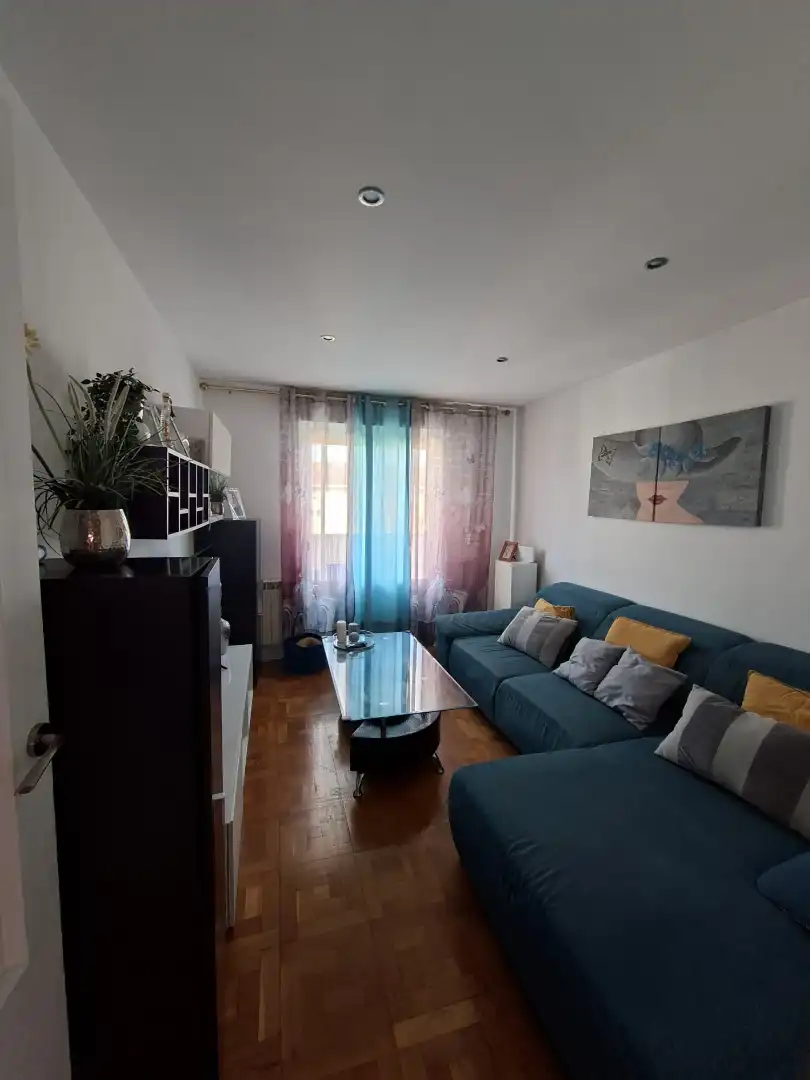 Sala de estar de Piso en venta en  Pamplona / Iruña con Aire acondicionado, Amueblado y Horno